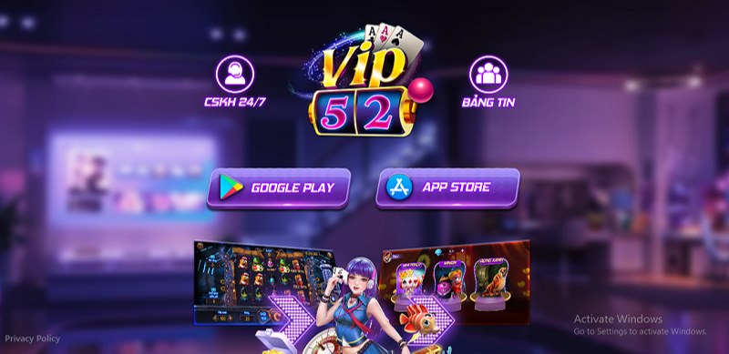 Các bước nhận giftcode Vip52 từ cổng game cho người mới